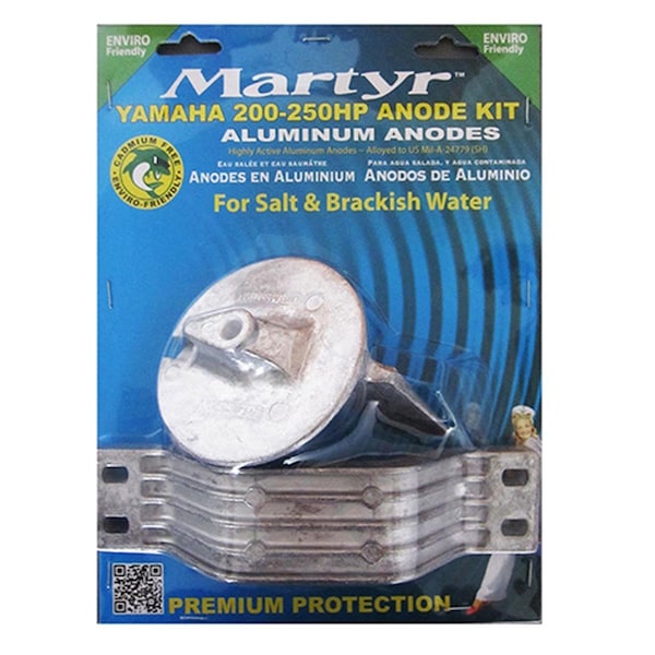 Hands On CMY200250KITA Aluminum Anode Kit for Yamaha 200 - 250 HP HA3653332 - main